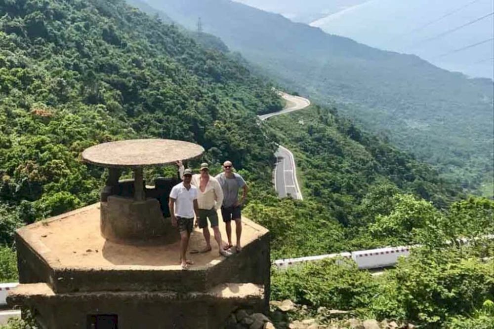Tourist check-in at The Abandoned French Bunker